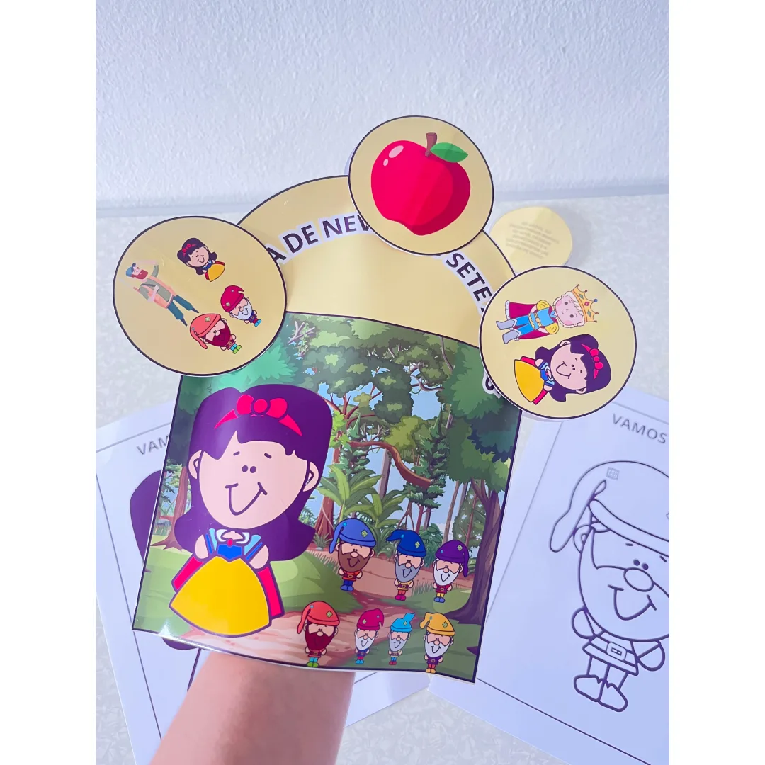 História na luva Branca de Neve 🌟