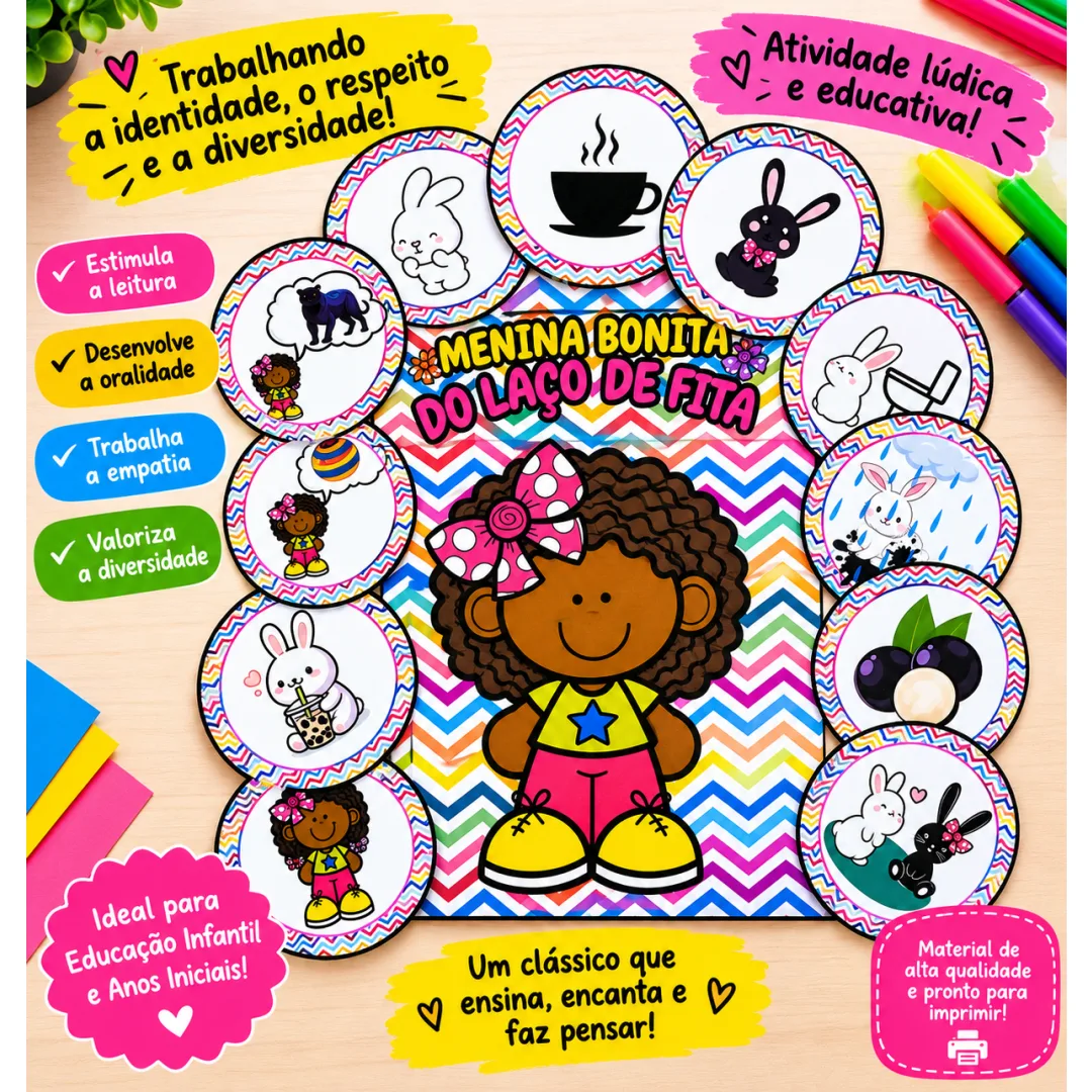 História na Luva Menina Bonita do Laço de Fita - Educação Infantil em PDF
