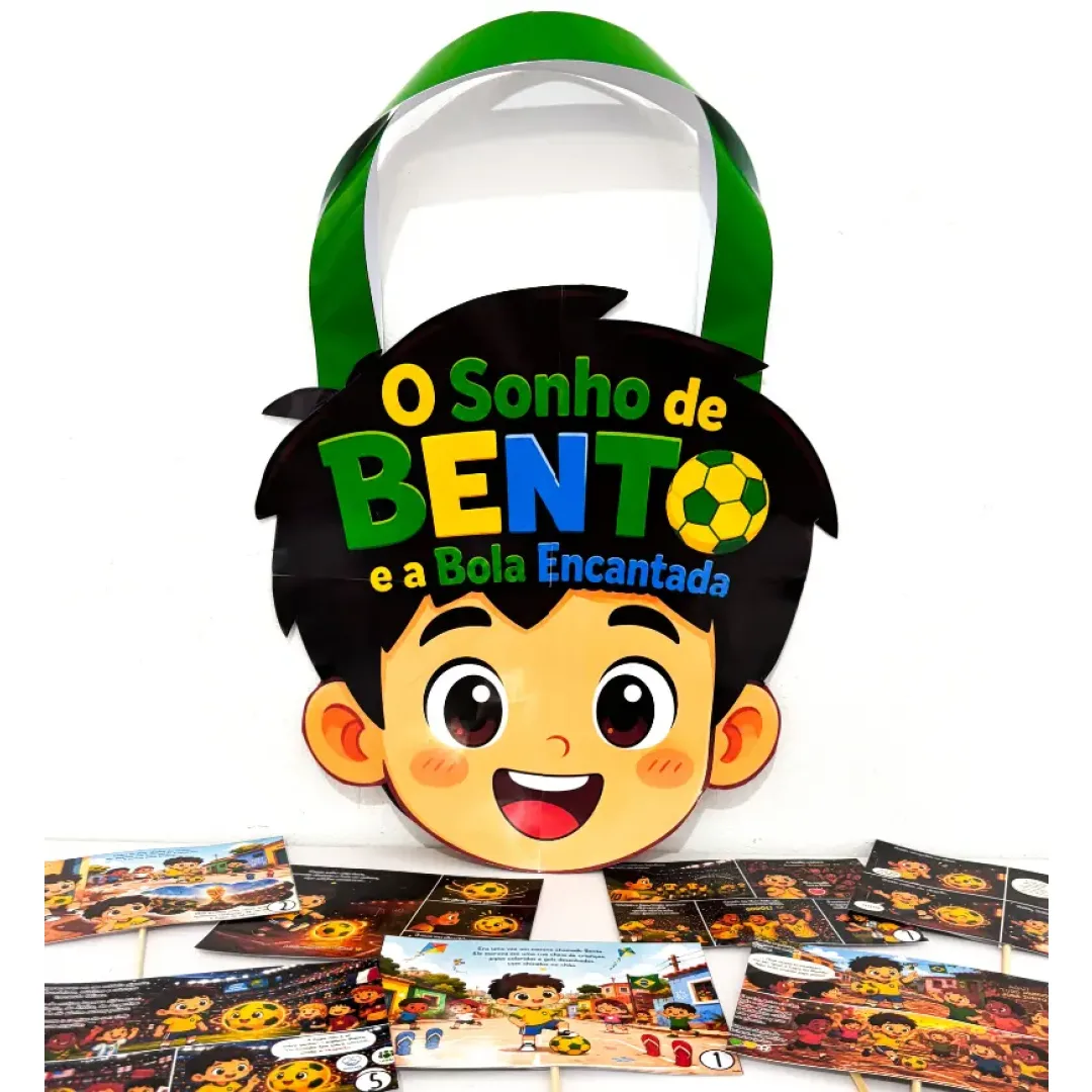 História na Sacola - O Sonho de Bento e a Bola Encantada