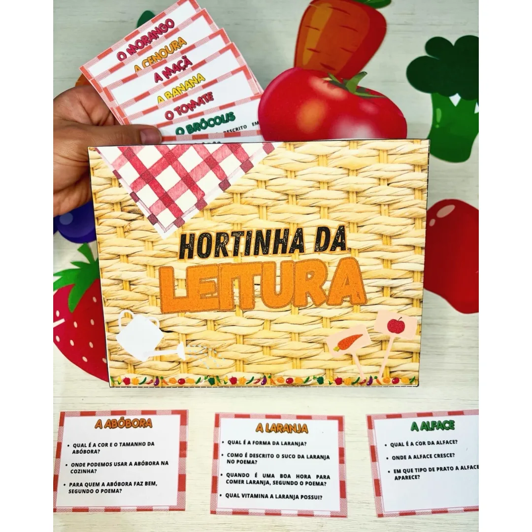 Hortinha da Leitura — Poemas e Interpretação para Alfabetização