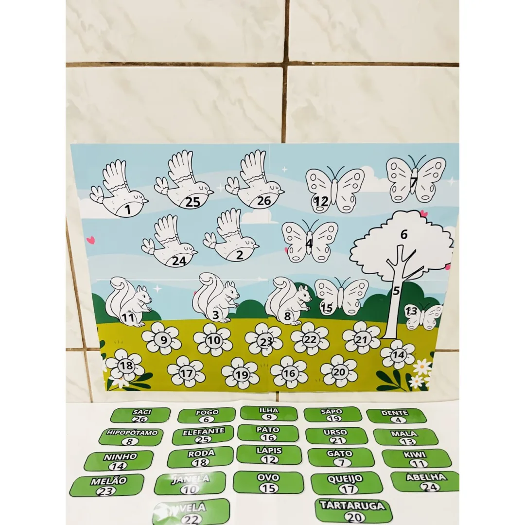 Jardim da Leitura — Pronto para Imprimir