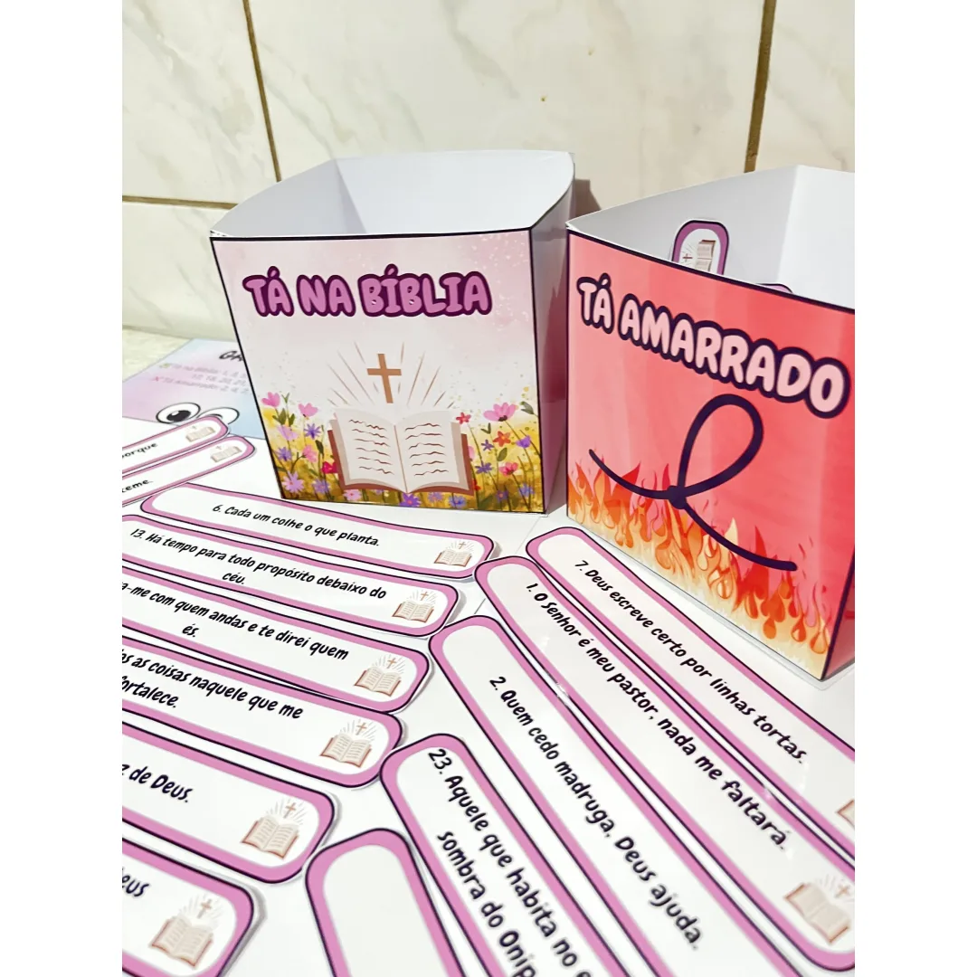 JOGO BÍBLICO: TÁ NA BÍBLIA OU TÁ AMARRADO!