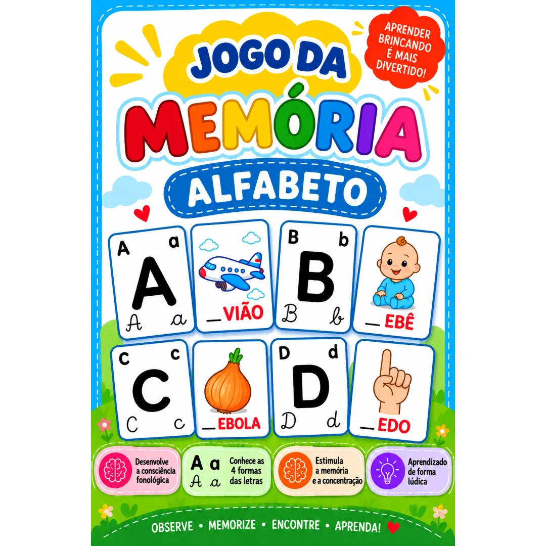 Jogo da Memória - Alfabeto