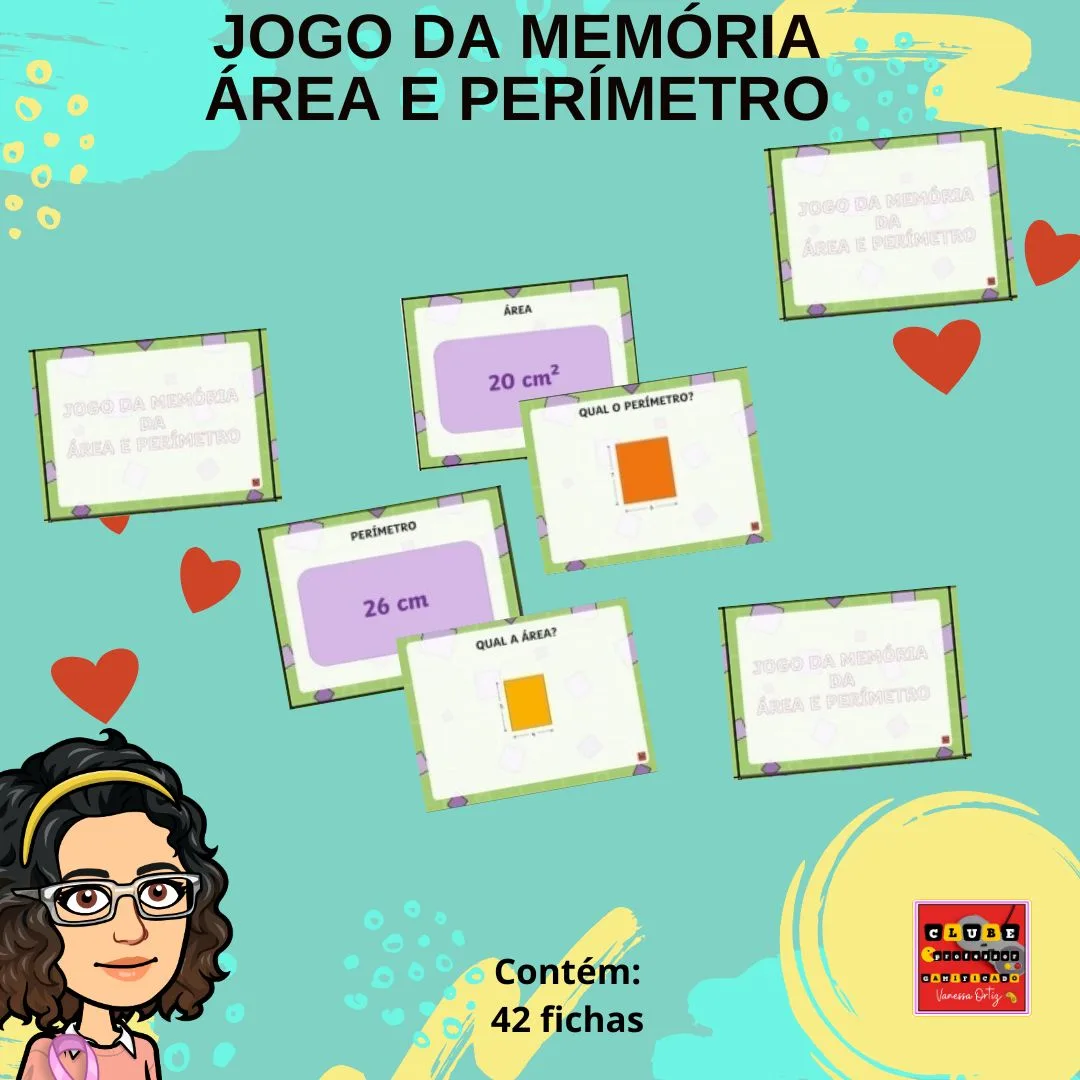 JOGO DA MEMÓRIA: ÁREA E PERÍMETRO