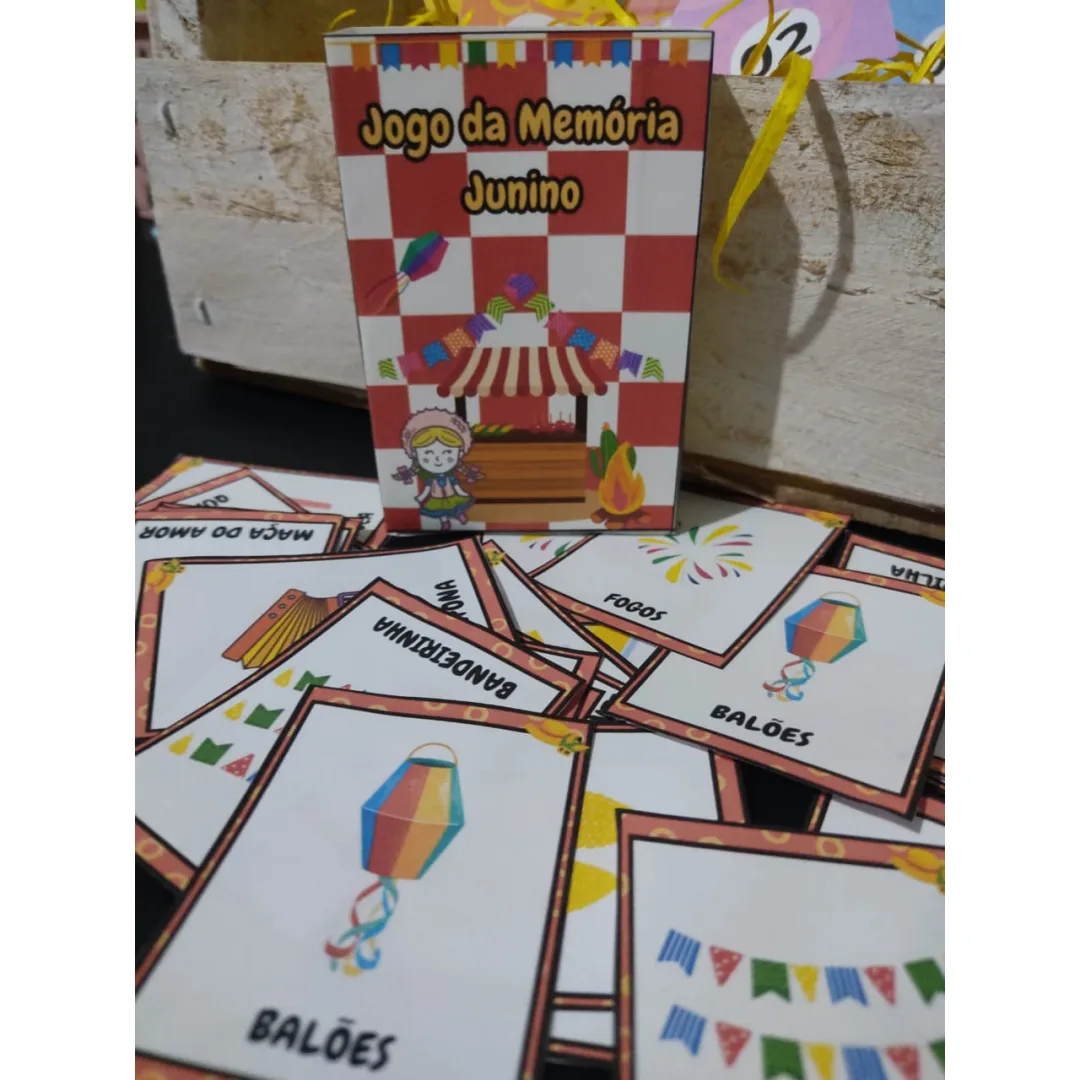 JOGO DA MEMÓRIA  - FESTA JUNINA