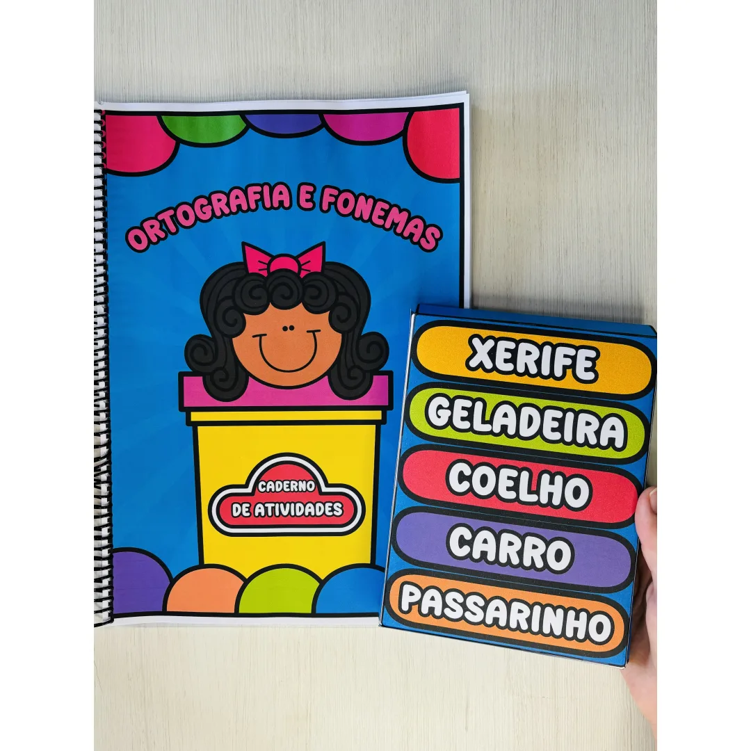 Jogo das Massinhas + Caderno de Atividades Ortografia e Fonemas