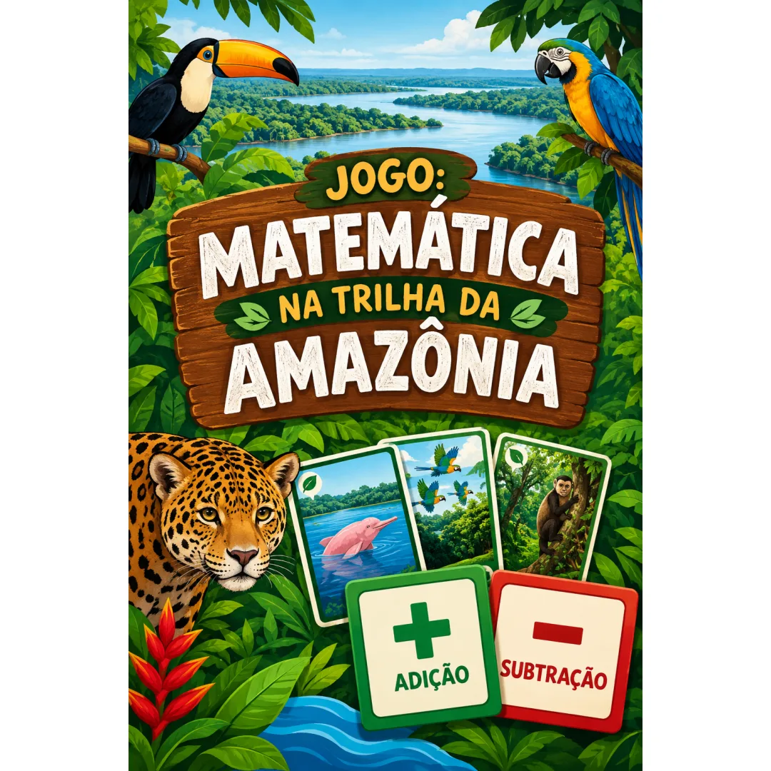 Jogo Matemática na Trilha da Amazônia –  Adição e Subtração.
