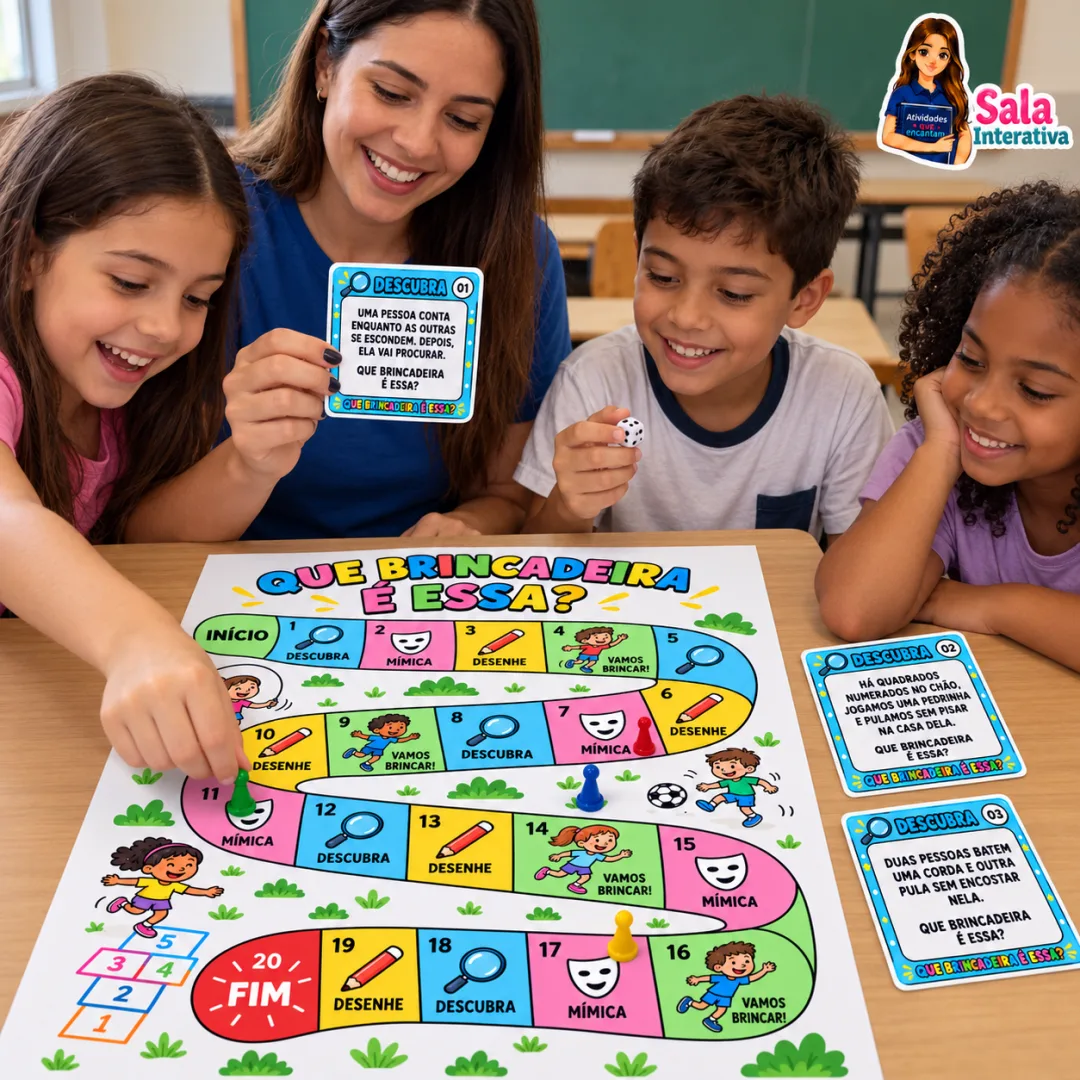 Jogo Pedagógico- Que brincadeira é essa? PDF- 1º ao 5º ano