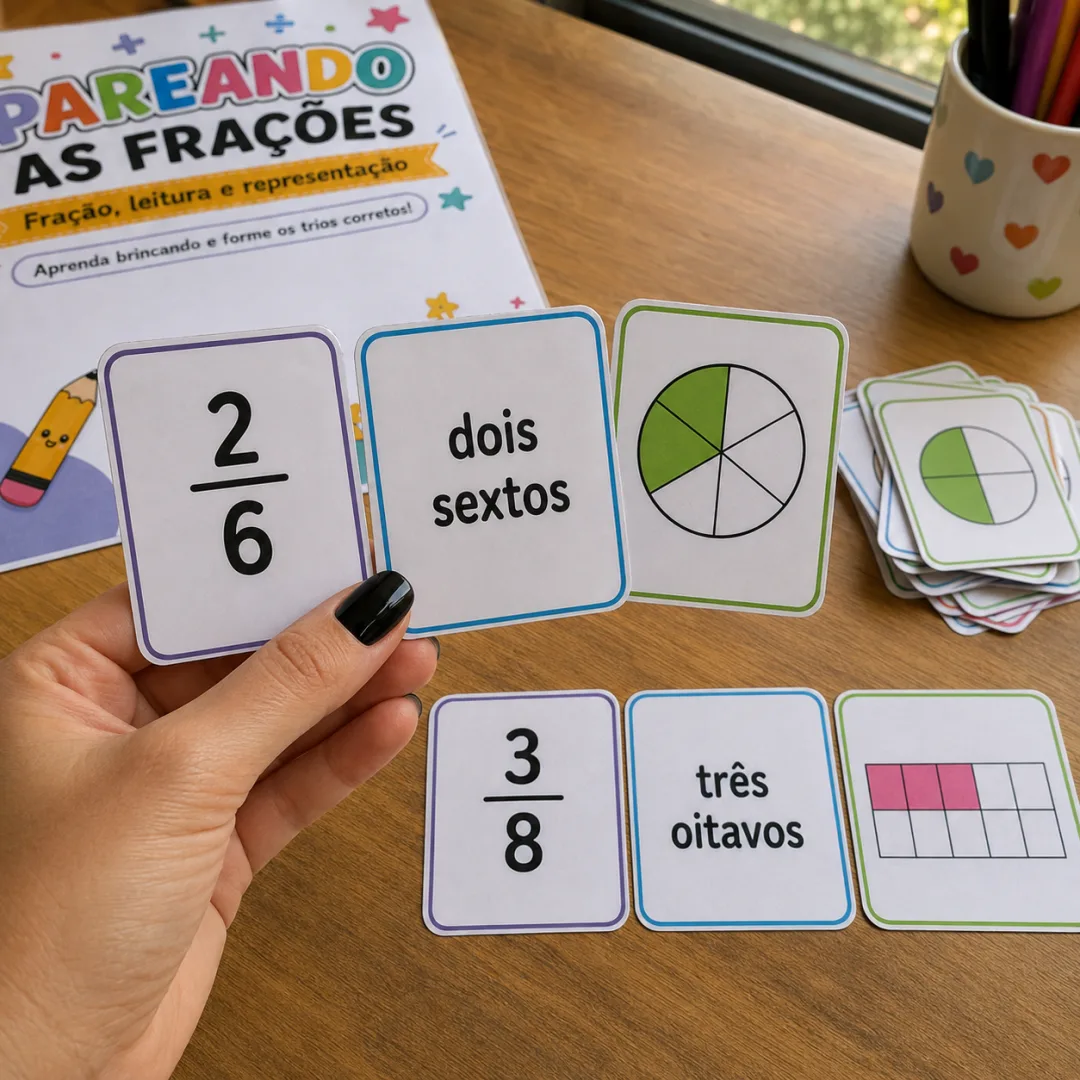 Jogo Pedagógico: Pareando as Frações 