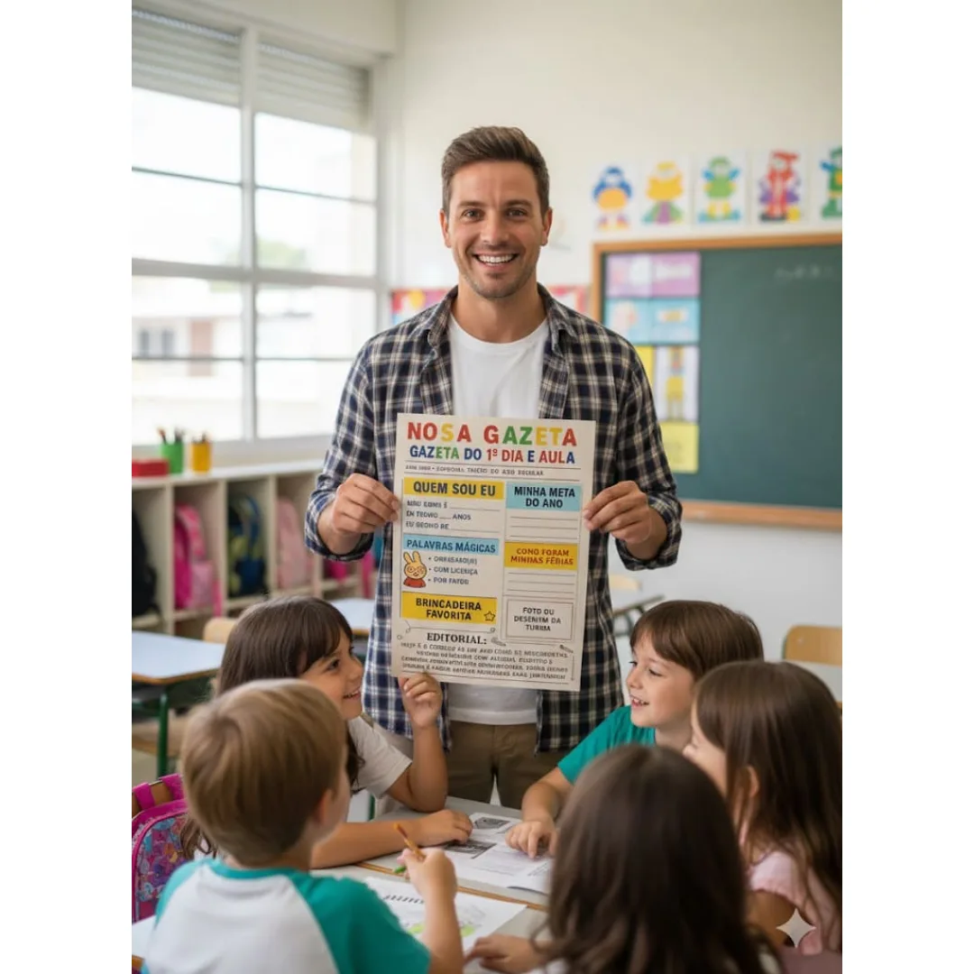 JORNAL DA TURMA: MEU PRIMEIRO DIA DE AULA