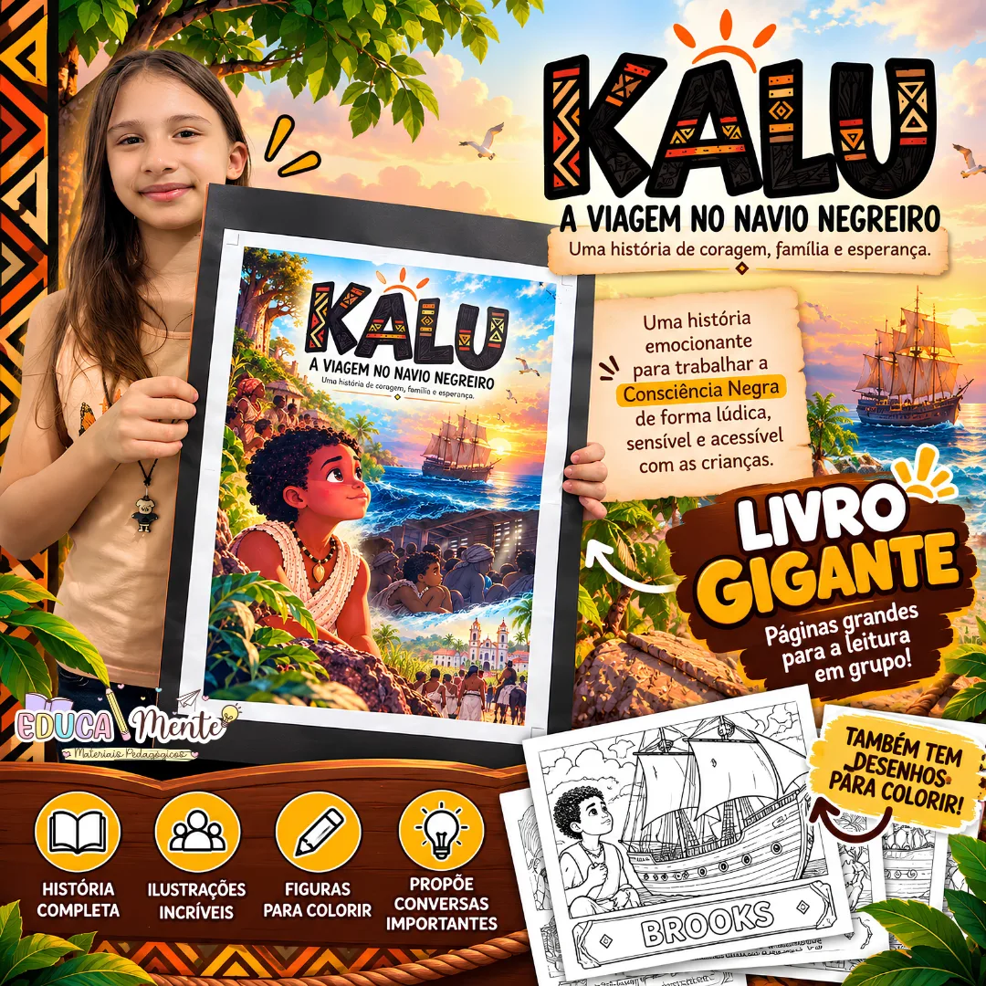 👦🏾 KALU EM: A VIAGEM NO NAVIO NEGREIRO 🤎LANÇAMENTO✨
