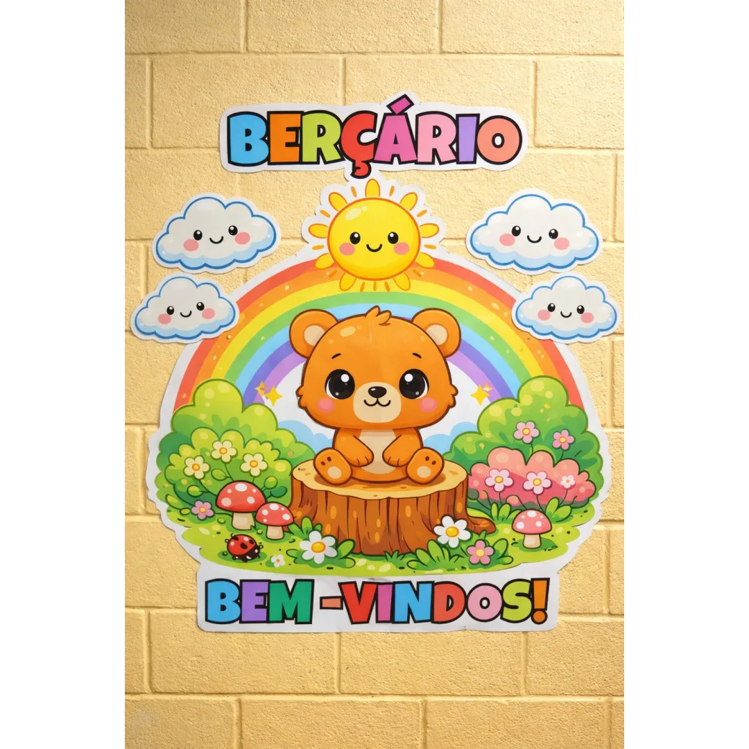 KIT 1º DIA DE AULA PARA BERÇÁRIO: URSINHOS
