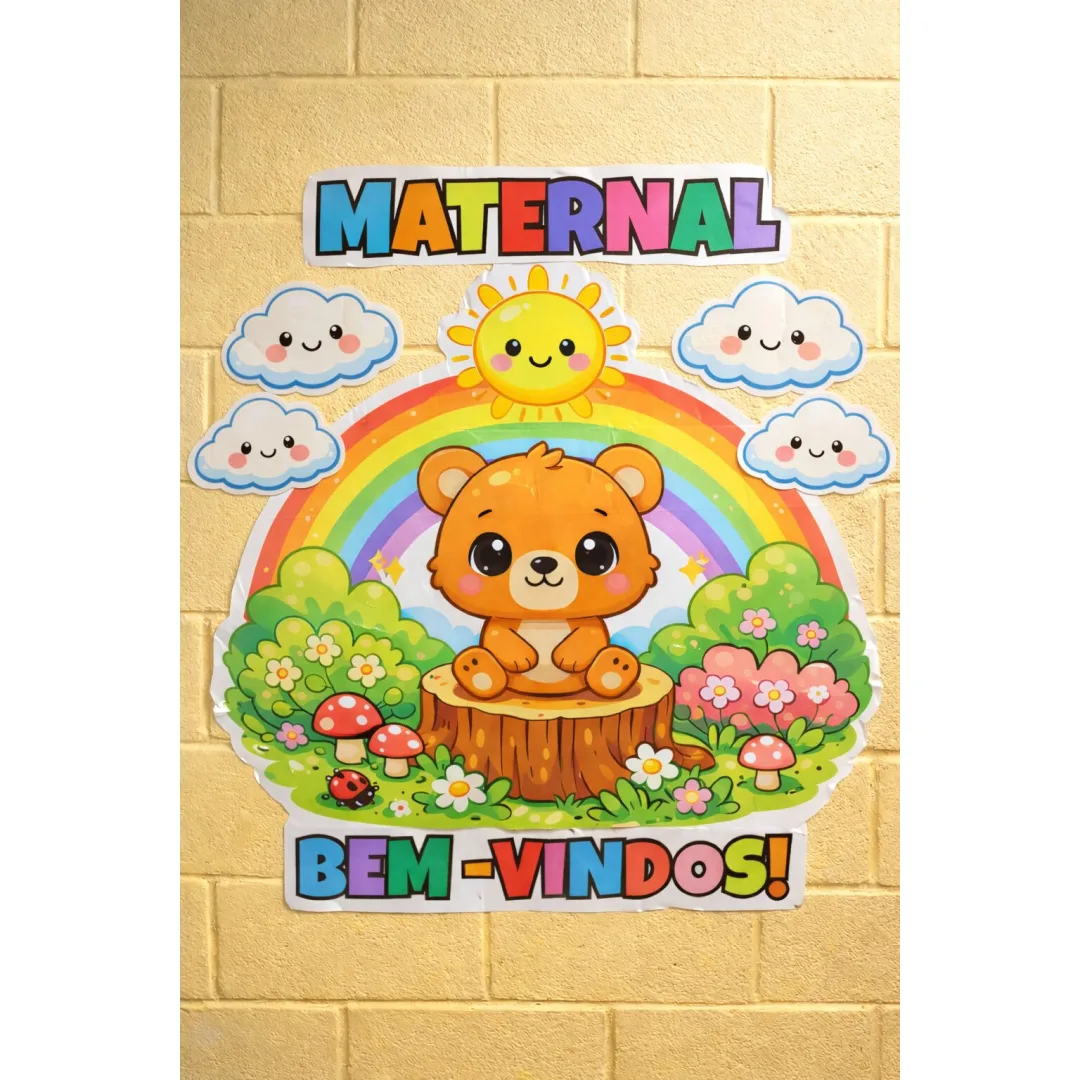 KIT 1º DIA DE AULA PARA MATERNAL: URSINHOS