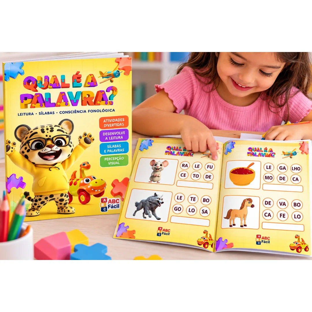 Kit ABC Infantil – Cadernos de Alfabetização para Professores e Crianças de 4 a 8 Anos Atividades para Imprimir