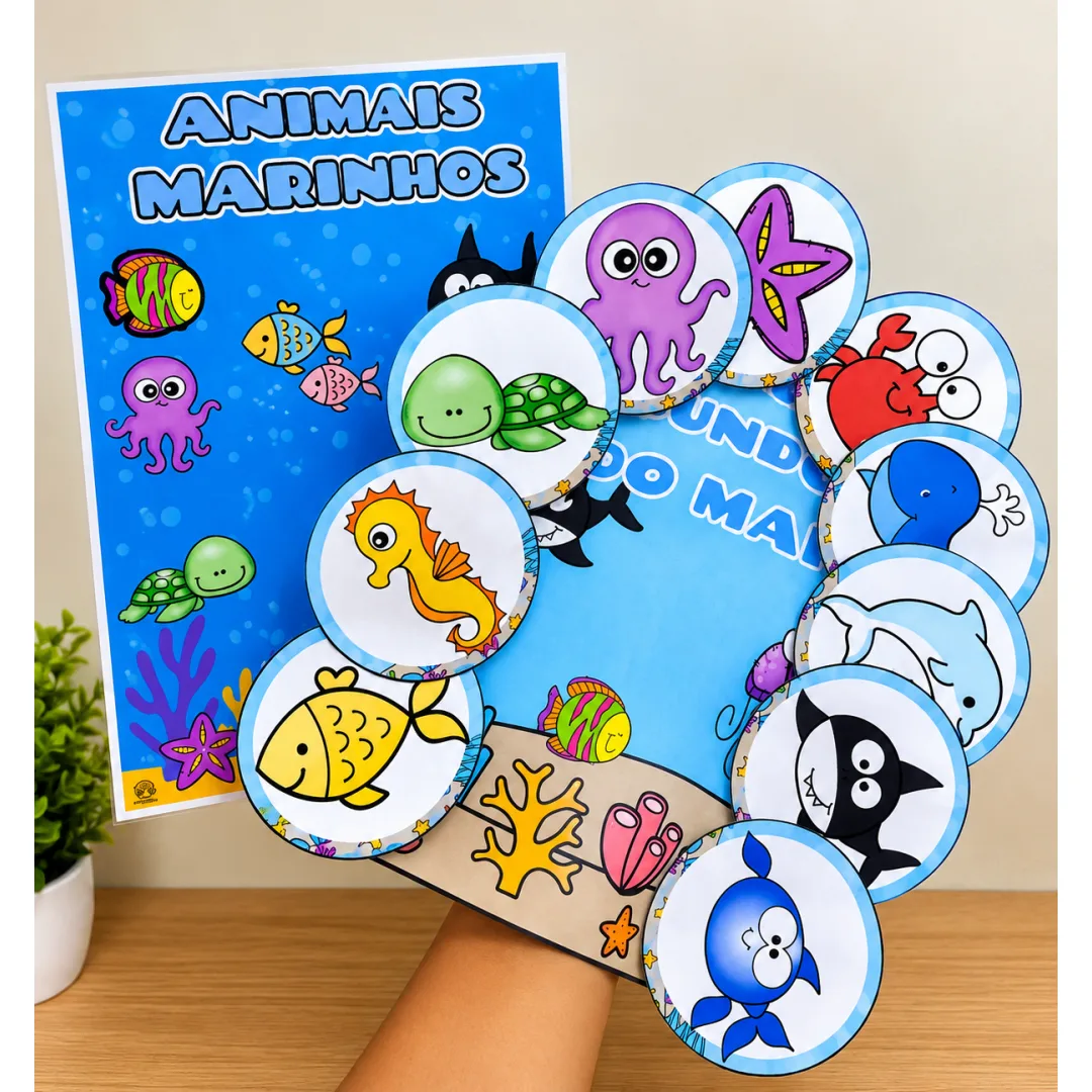 Kit Animais Marinhos - Educação Infantil - PDF