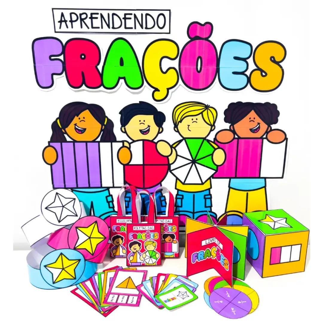 Kit Aprendendo Frações | Atividades de Matemática em PDF