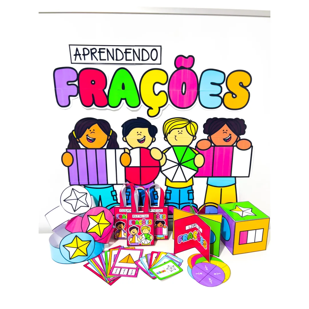 KIT APRENDENDO FRAÇÕES