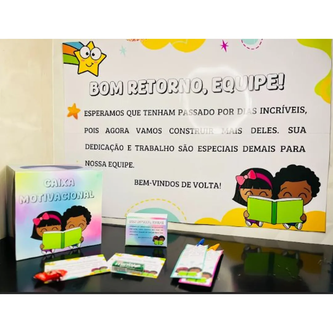 KIT BOM RETORNO EQUIPE / KIT DE VOLTA ÀS AULAS PROFESSORES