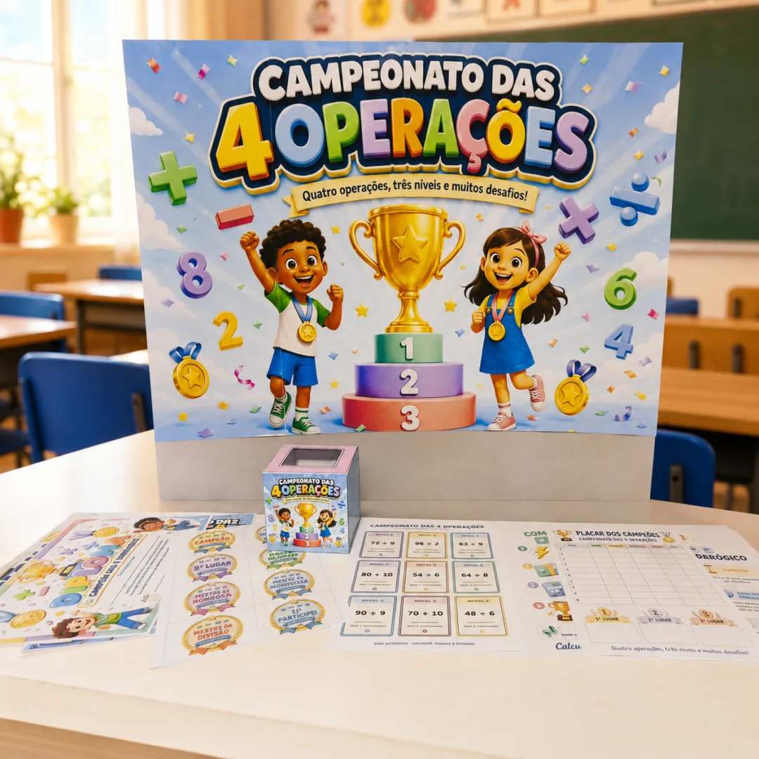 Kit Campeonato 4 Operações