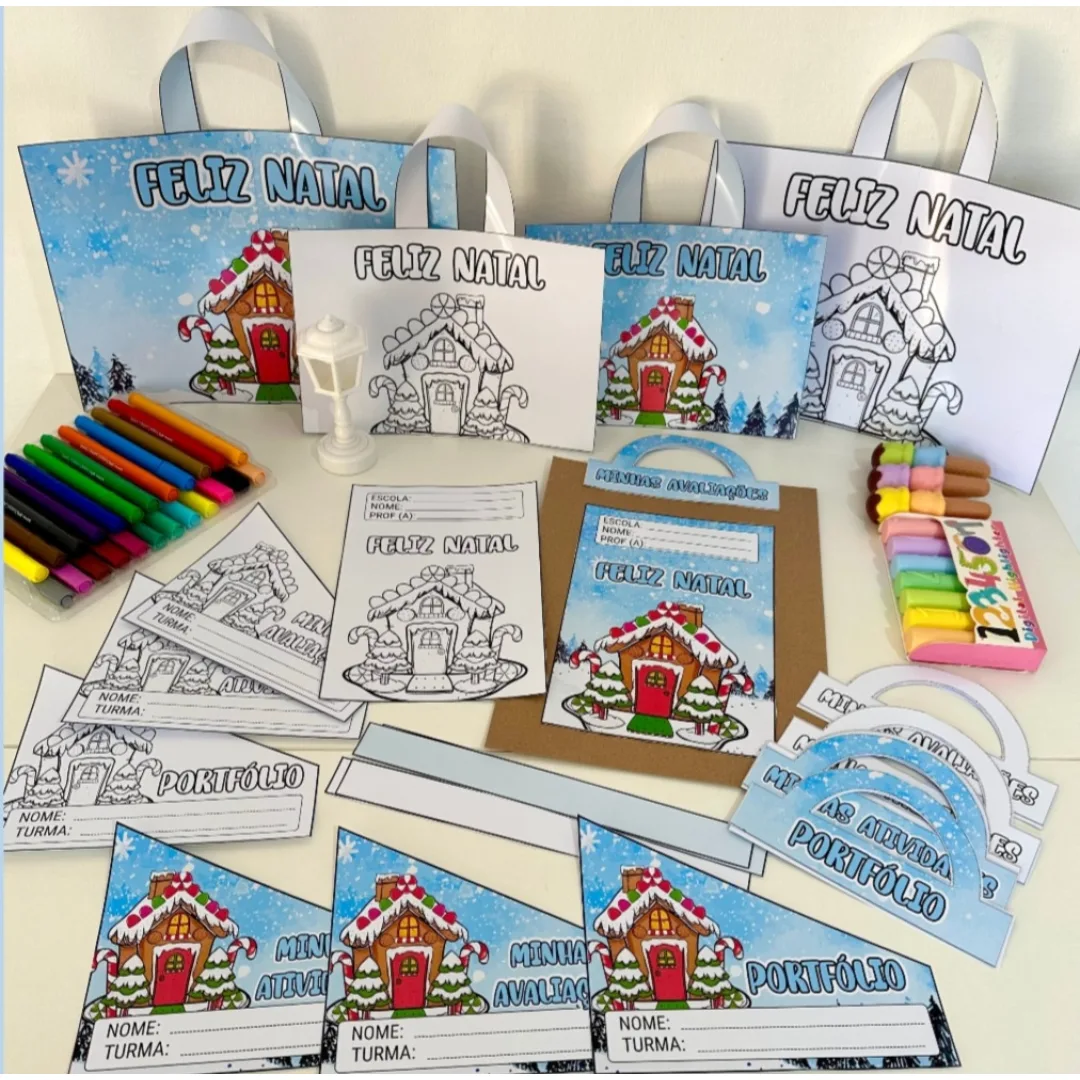 KIT CAPA ATIVIDADE CASINHA NATAL