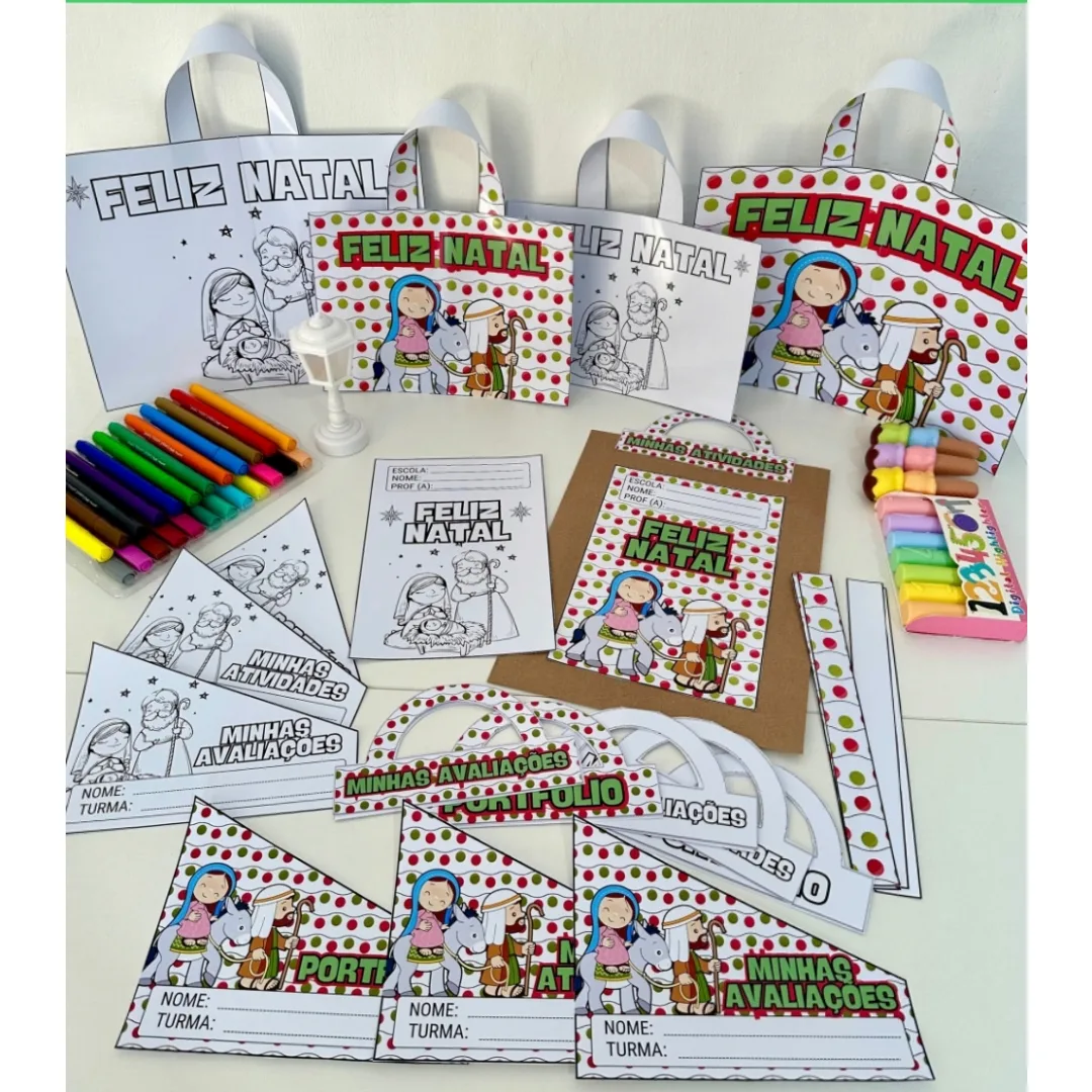 KIT CAPA ATIVIDADE  NATAL CRISTÃO 1