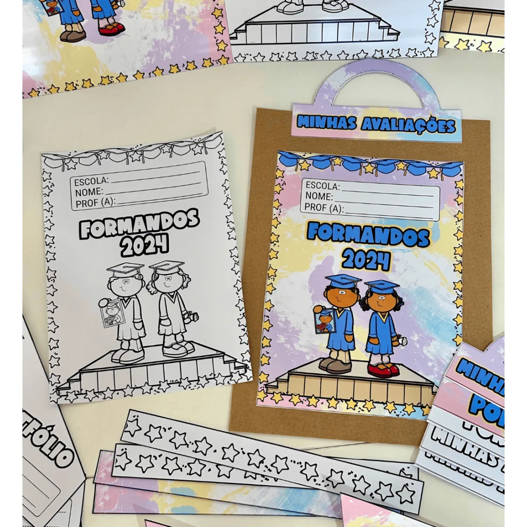 Kit Capas de Atividades Formatura 2