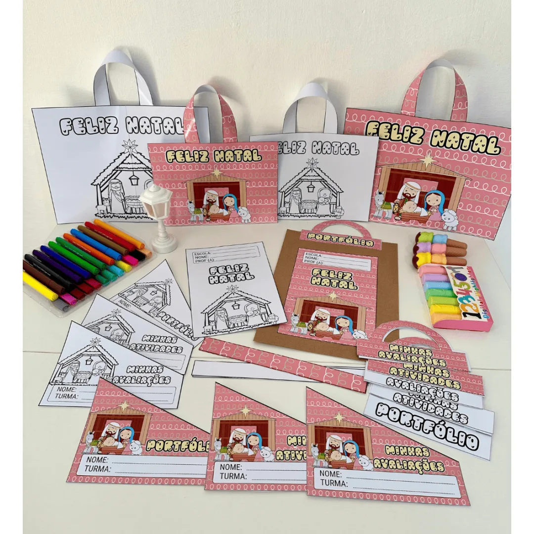 Kit Capas de Atividades Natal Cristão 2