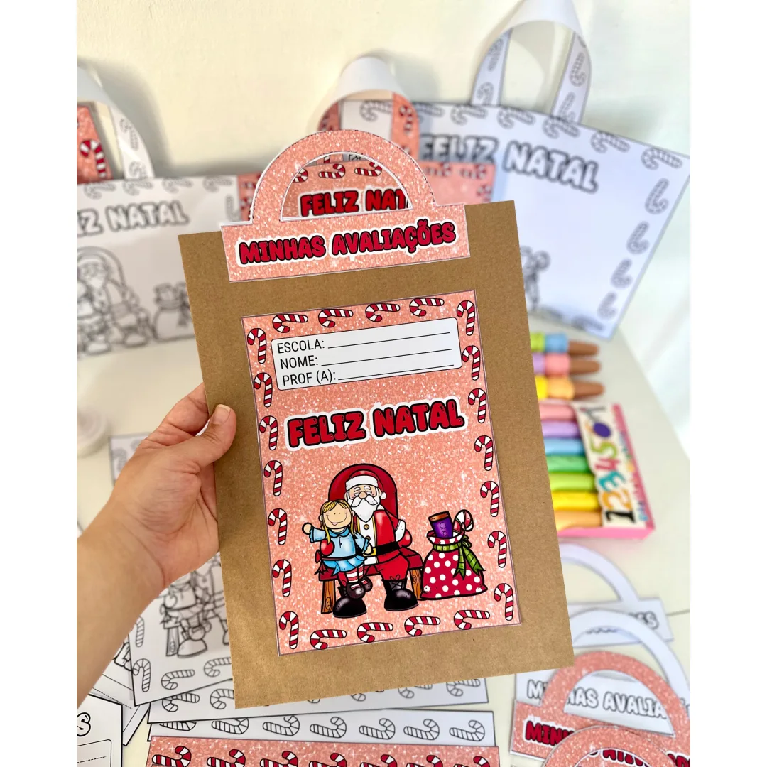 Kit Capas de Atividades Papai Noel - PDF para Imprimir