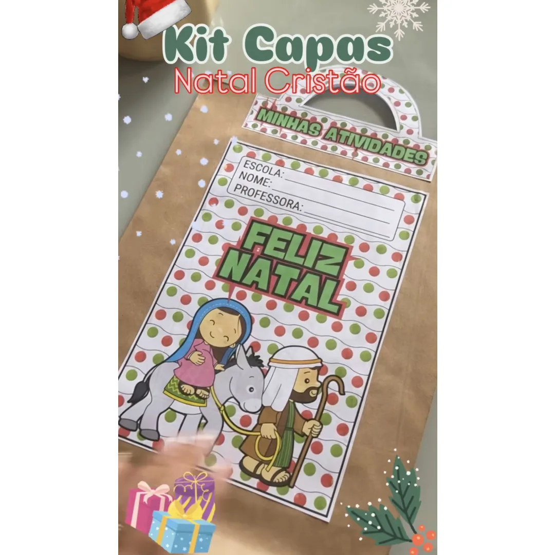 Kit Capas de Natal + Brinde 