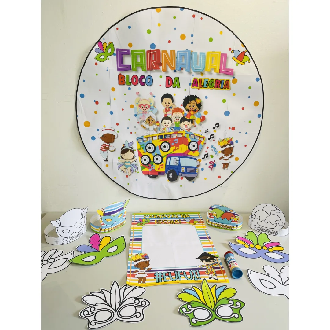 KIT CARNAVAL NA ESCOLA – Deixe a folia ainda mais divertida