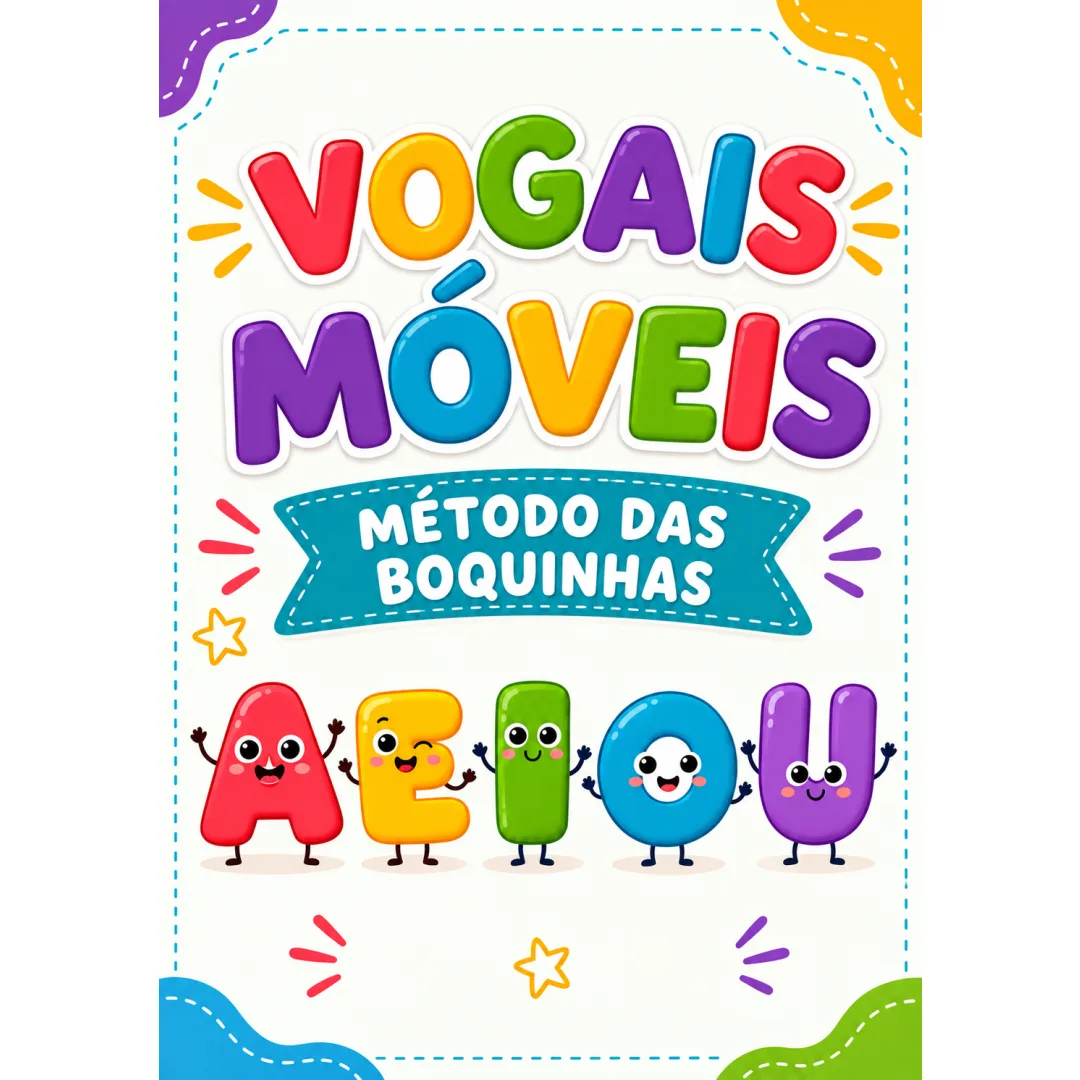 Kit vogais móveis para alfabetização- Método das boquinhas em PDF