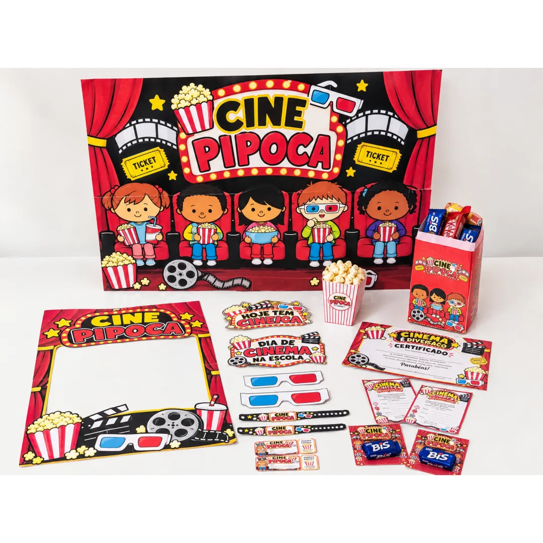 Kit Cinema Pipoca - Educação Infantil - PDF