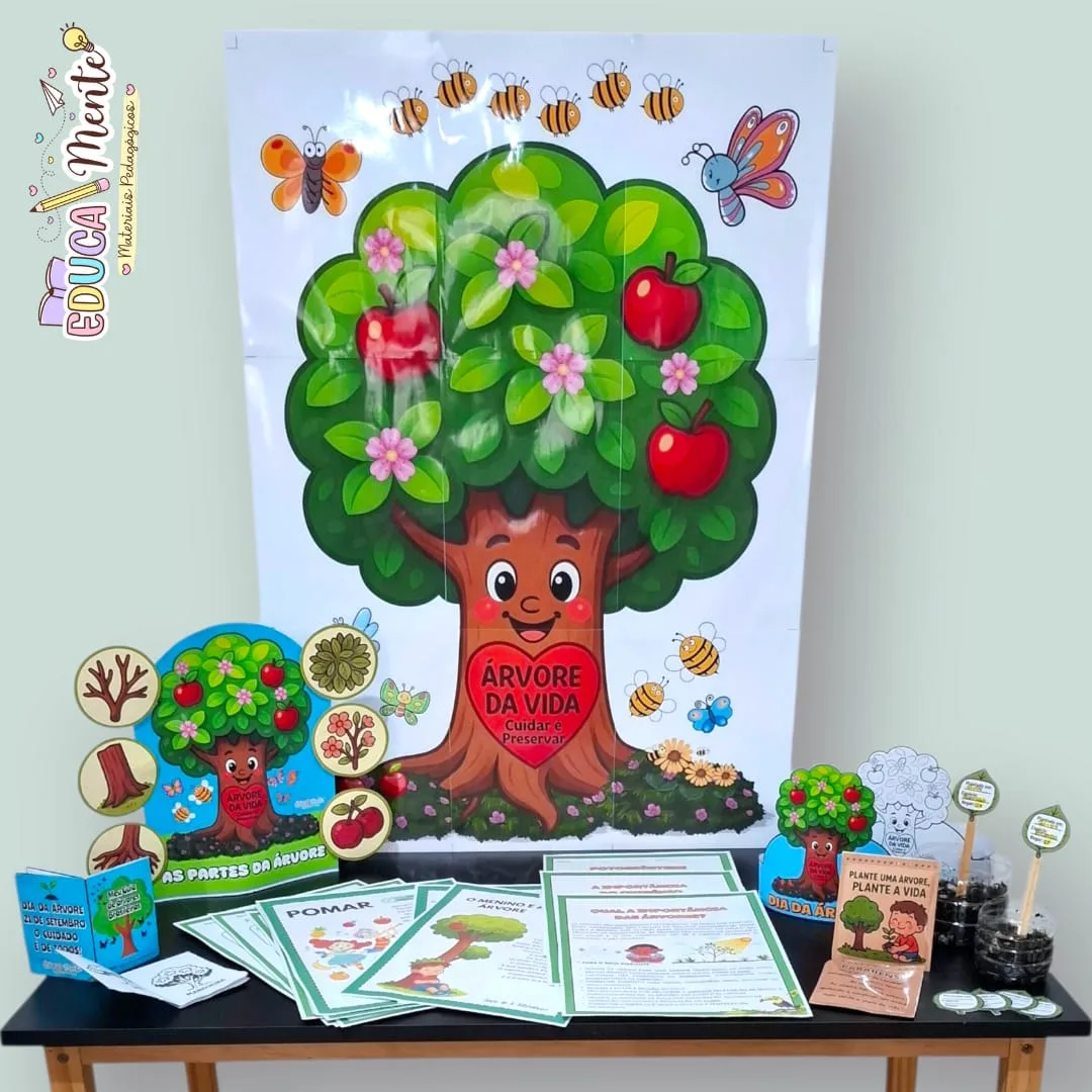 🌳 KIT COMPLETO DIA DA ÁRVORE 🌳