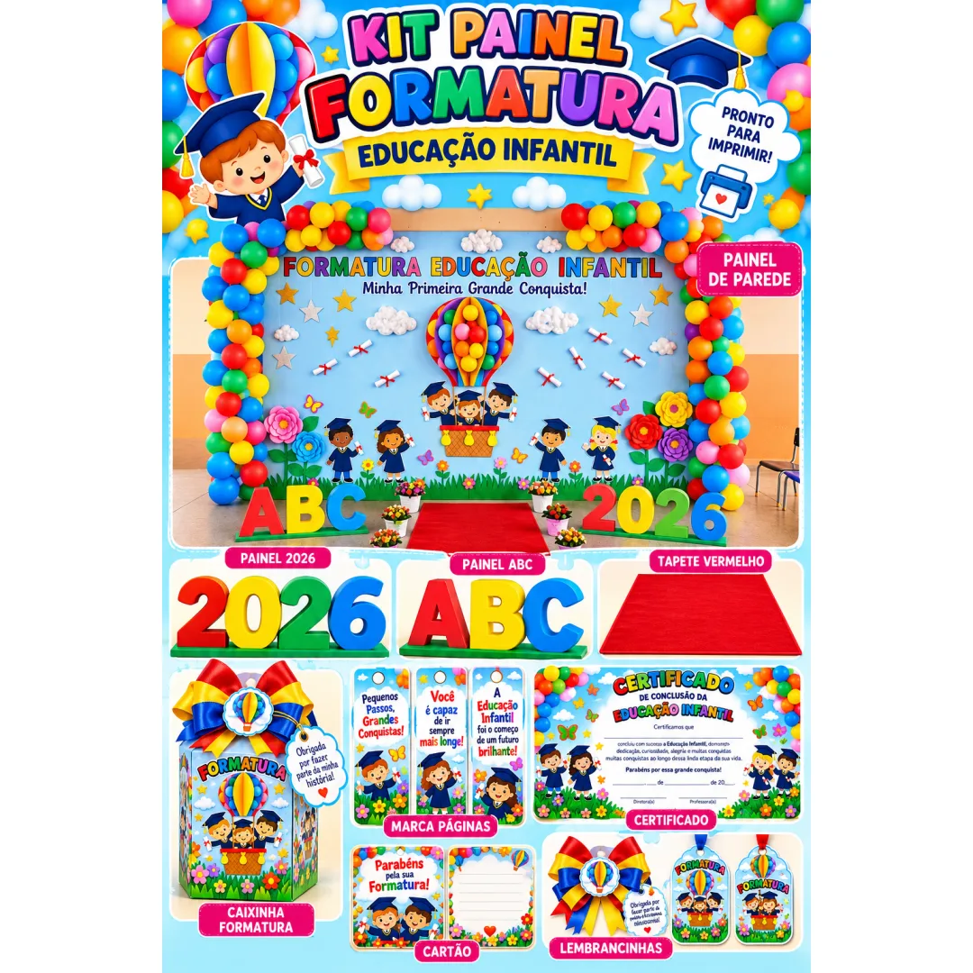 Kit Completo Formatura Educação Infantil PDF