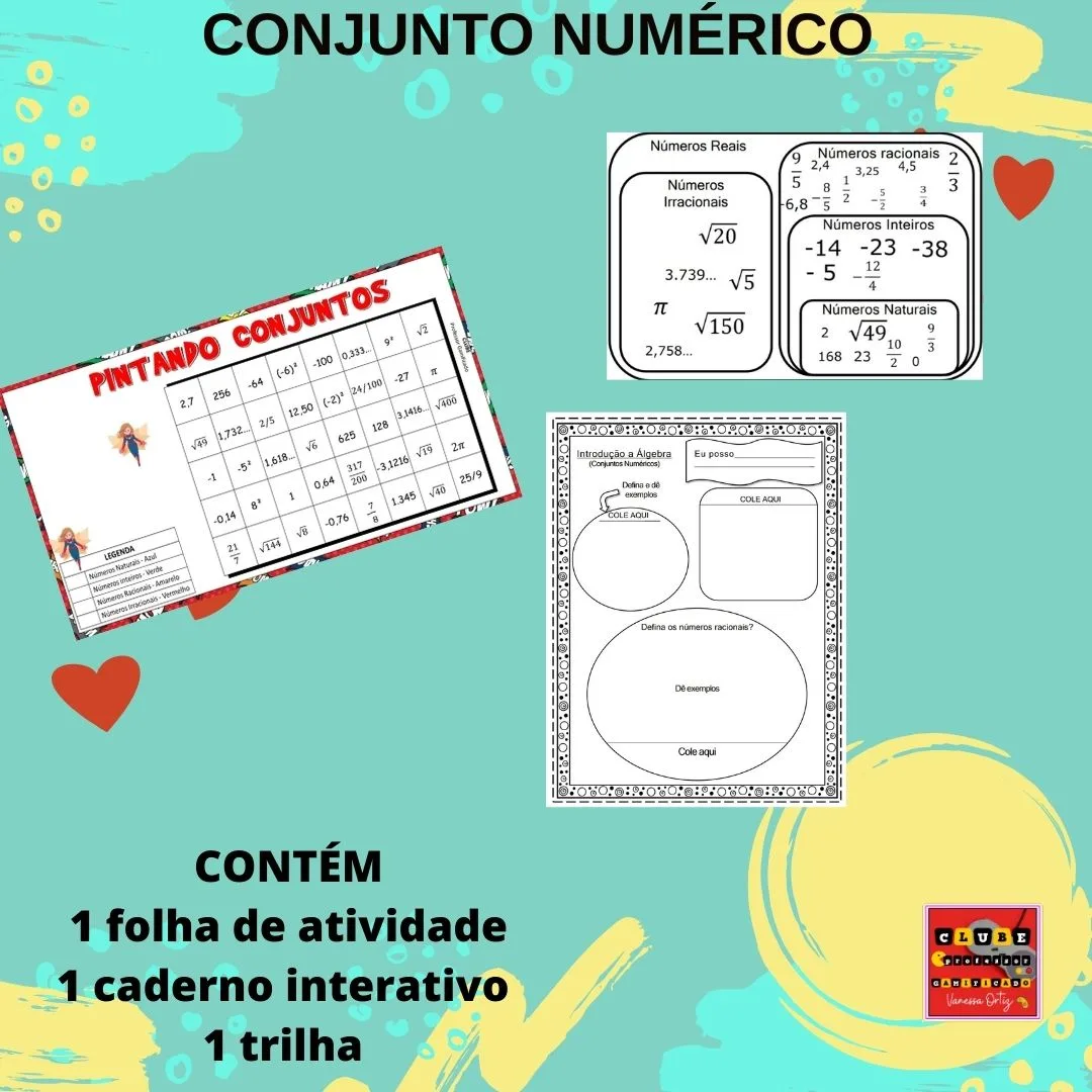 KIT CONJUNTO NUMÉRICO