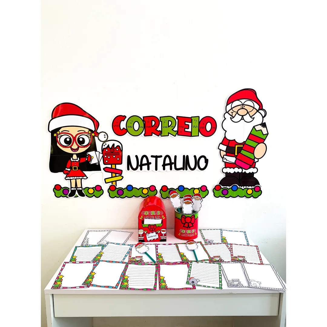 Kit Correio do Papai Noel - Atividades Natalinas em PDF para Educação Infantil e Ensino Fundamental