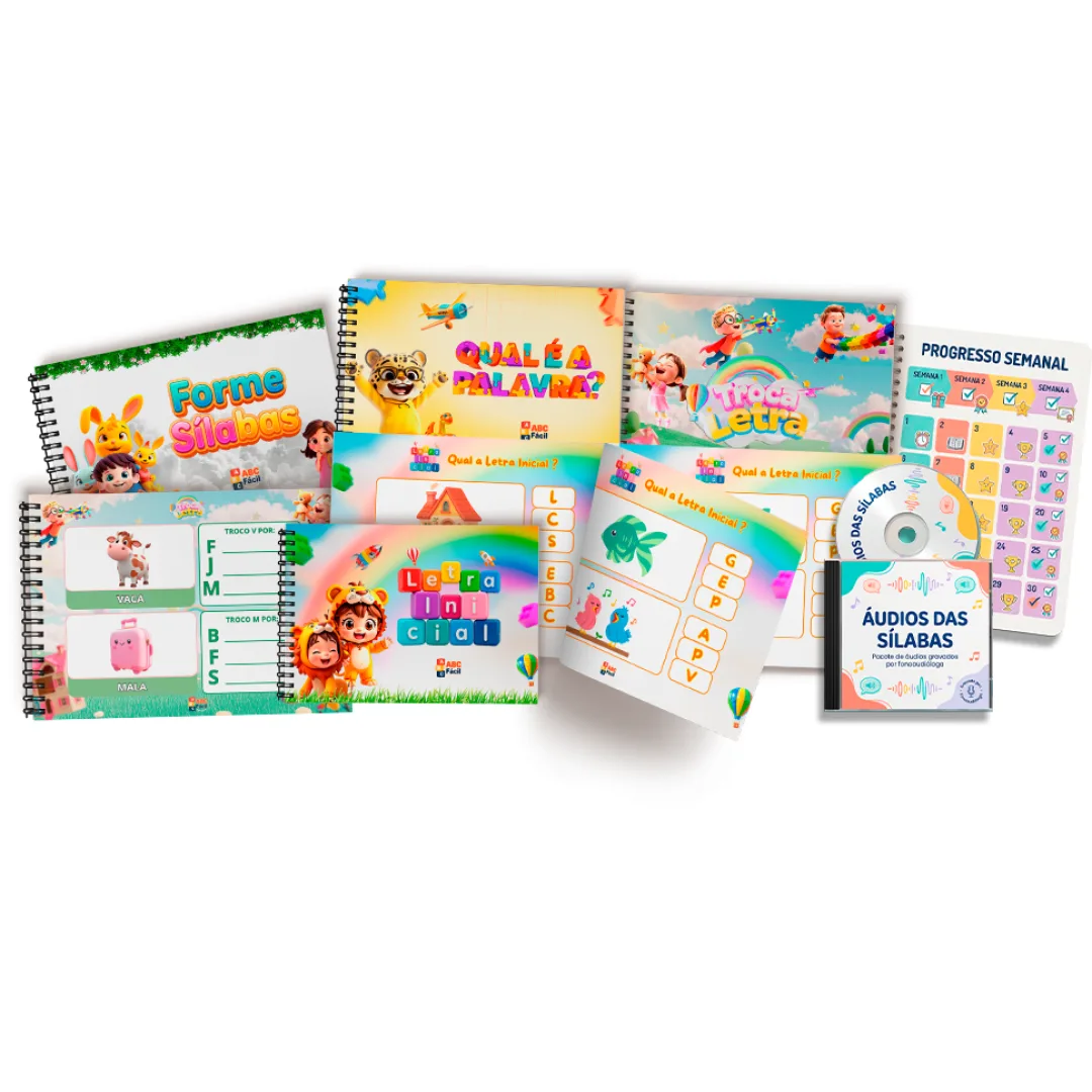 Kit de Apostila de Alfabetização - 2 a 6 anos - PDF