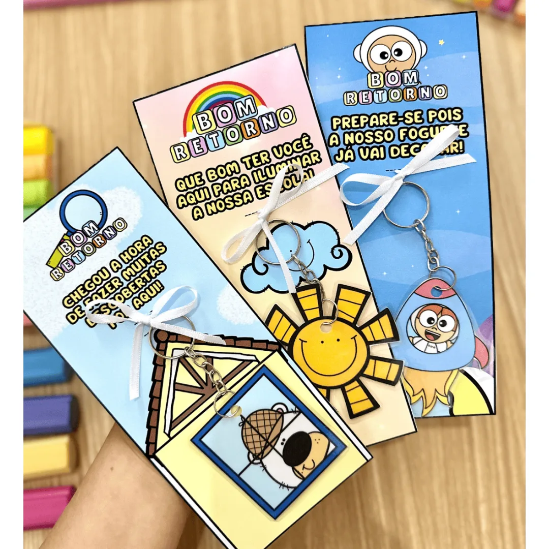 Kit de Chaveiros Bom Retorno
