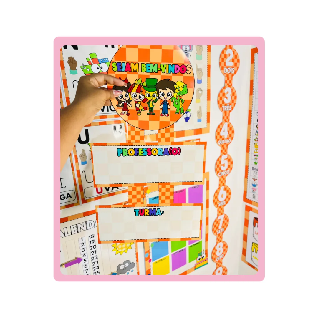 KIT DE DECORAÇÃO DE SALA DE AULA