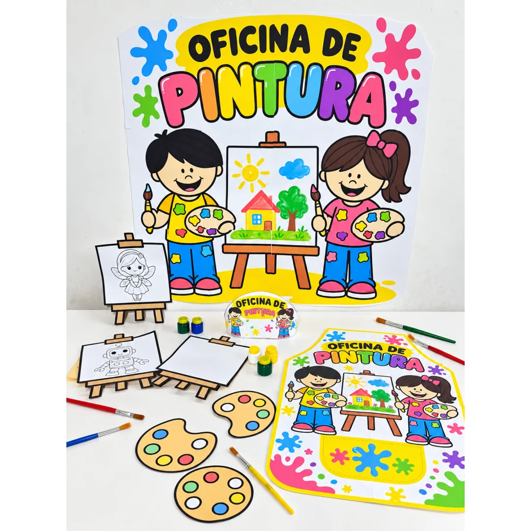 Kit de Oficina de Pintura - Educação Infantil - PDF