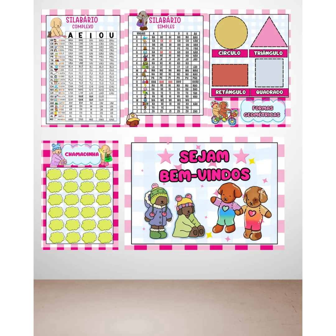KIT DECORAÇÃO SALA DE AULA: BOBBIE GOODS
