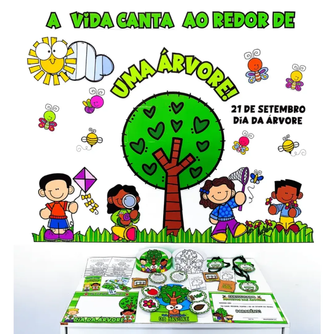 Kit Dia da Árvore em PDF Educação Infantil e Anos Iniciais