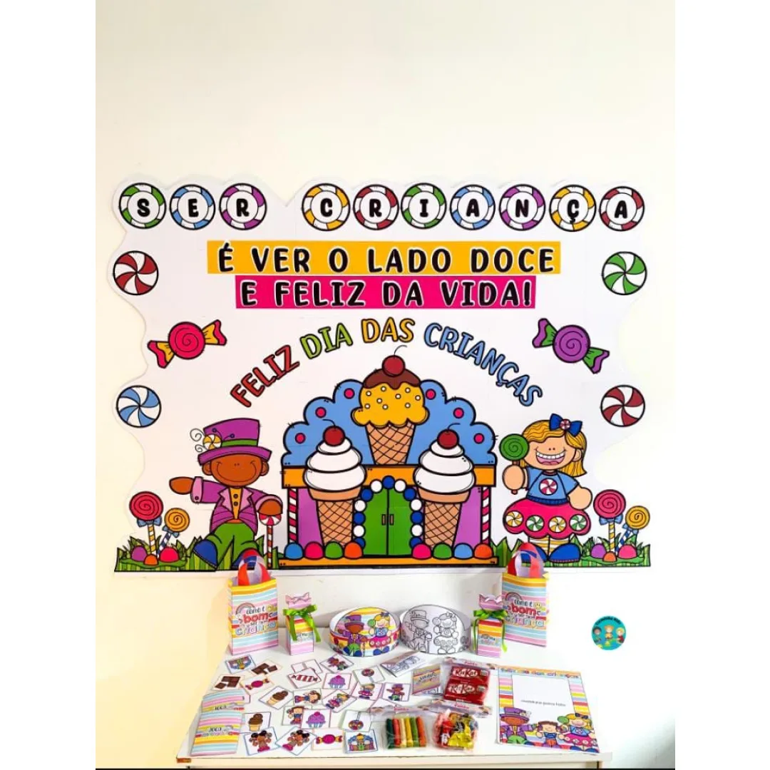 🌈Kit Dia das Crianças  💰10,00  ▶️Para trabalhar o conteúdo com crianças da Educação Infantil. Material lindo e super c