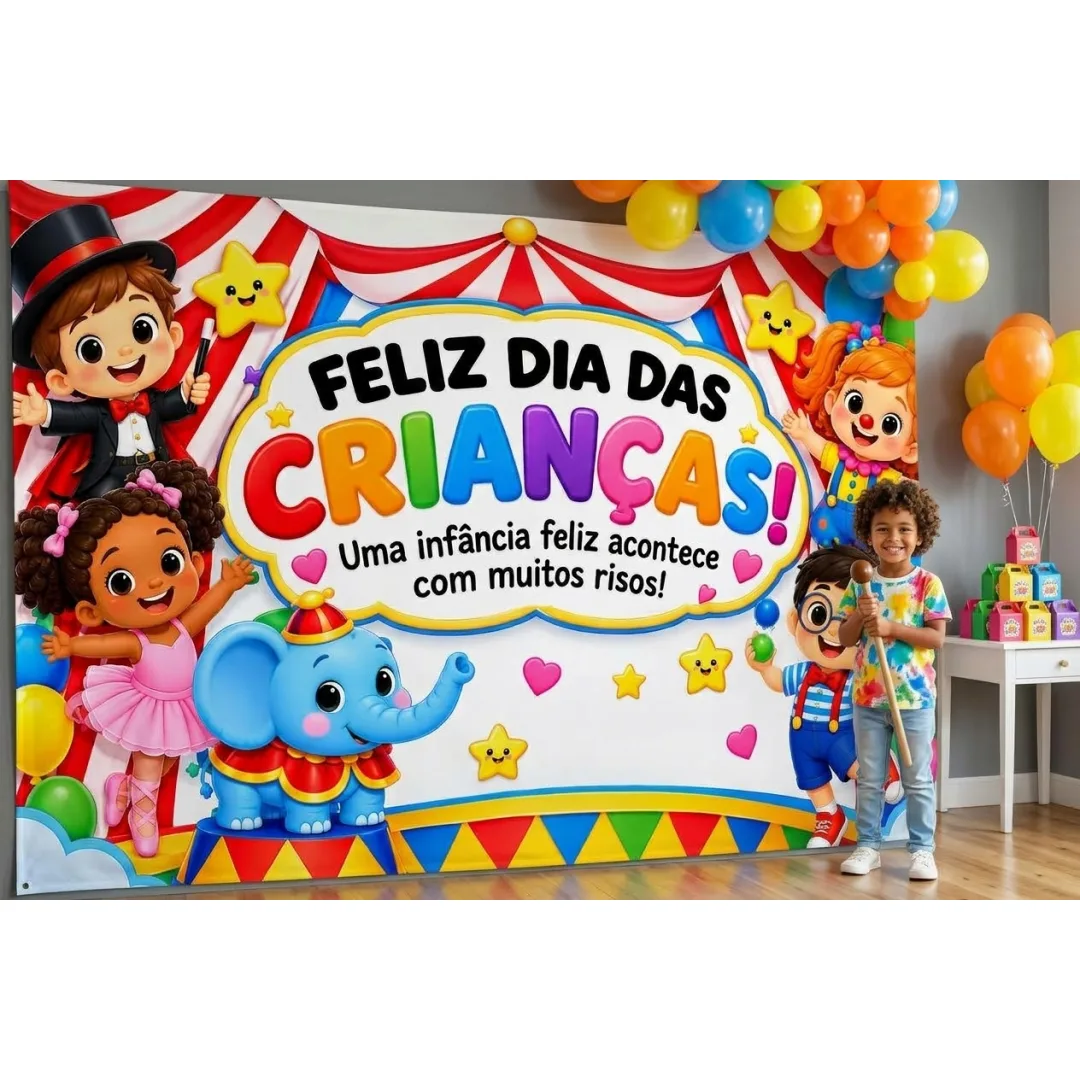 Kit Dia das Crianças - Tema Circo - Educação Infantil e Fundamental - PDF