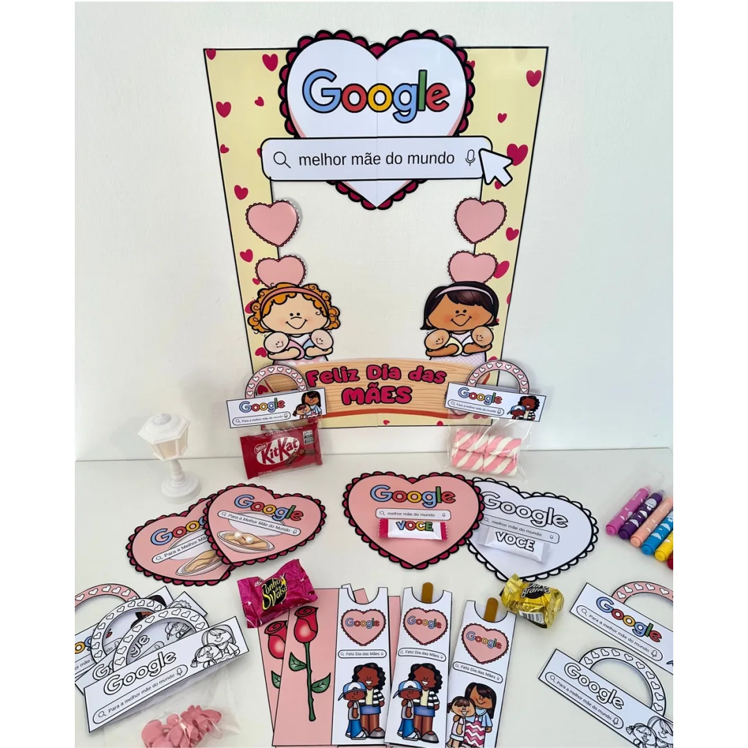 KIT DIA DAS MÃES: TEMA GOOGLE