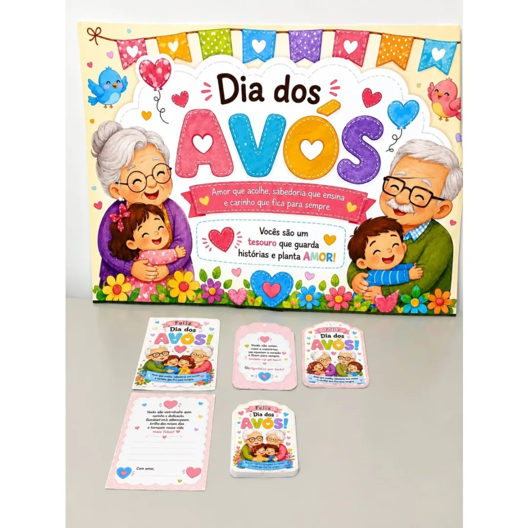 Kit Dia dos Avós — Pronto para Imprimir