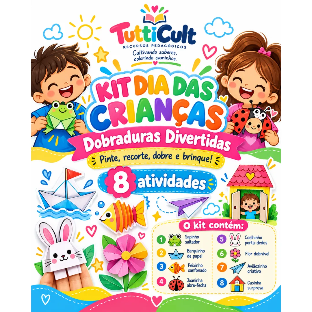 Kit Dobradura Dia das Crianças - Educação Fundamental- PDF