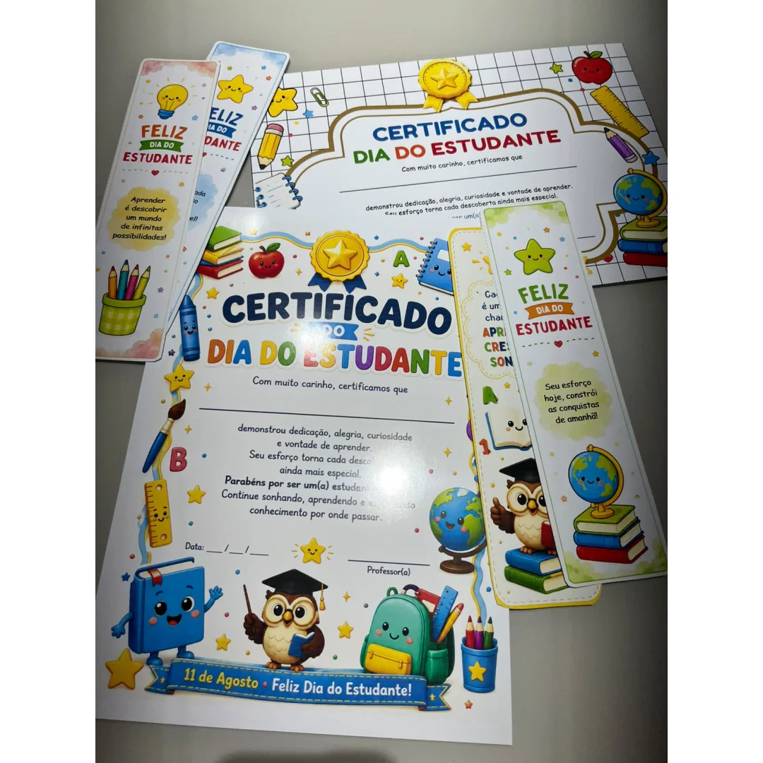 KIT ESPECIAL — FELIZ DIA DO ESTUDANTE