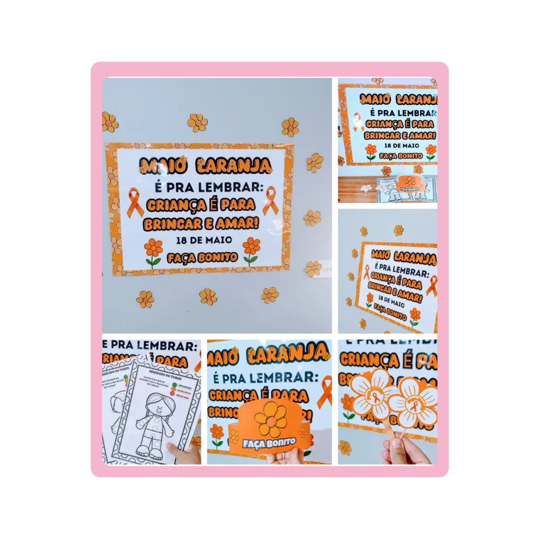 KIT FAÇA BONITO - MAIO LARANJA