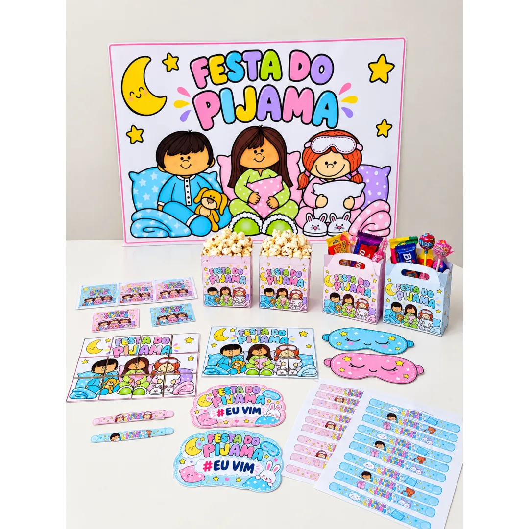 Kit Festa do Pijama - Dia das Crianças - PDF / Educação Infantil